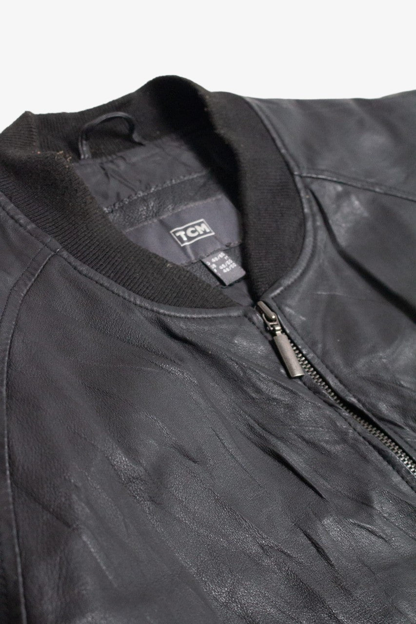 Vintage TCM Leather Bomber Jacket 258