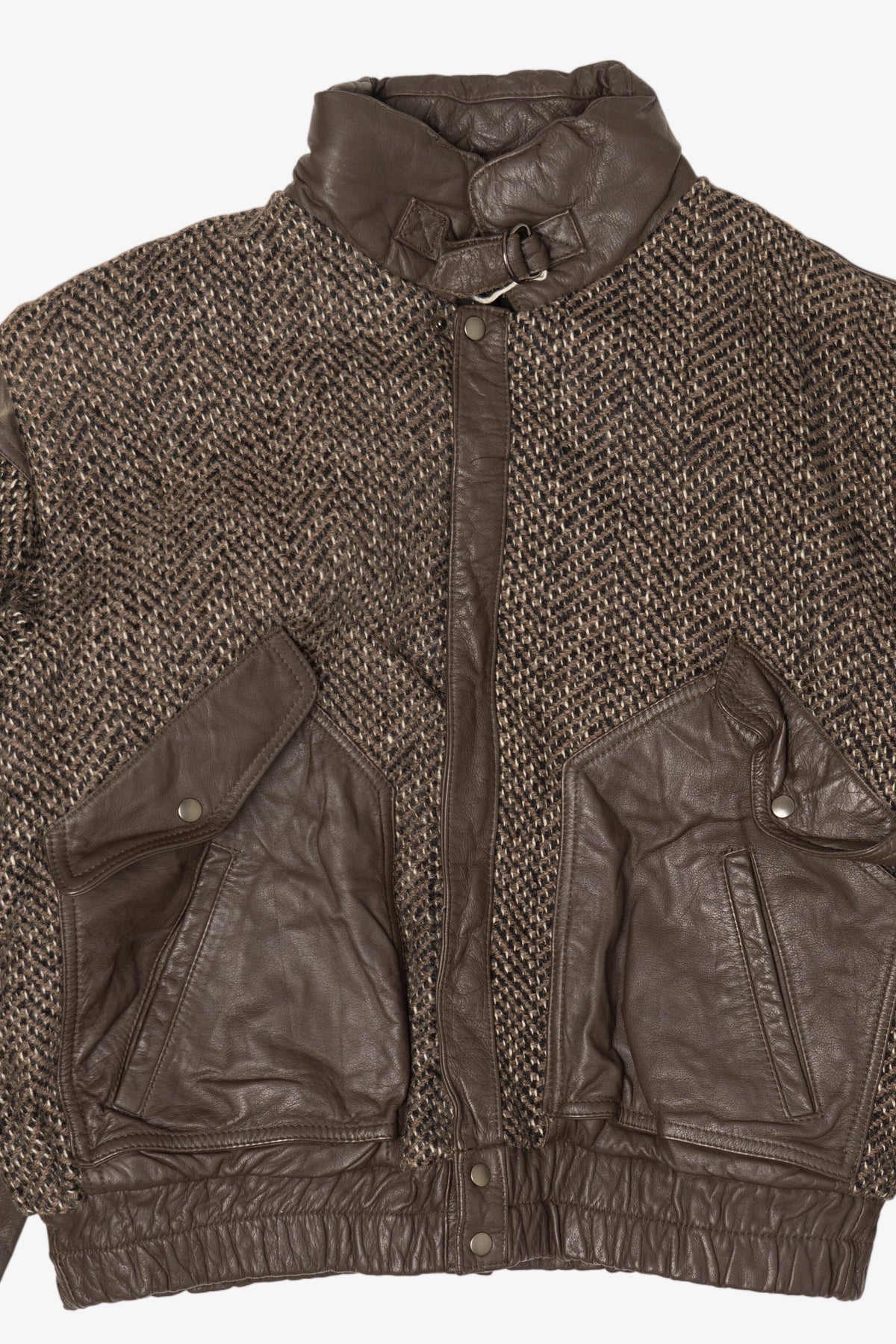 Vintage U2 Wear Me Out Leather Bomber Jacket (1990s)