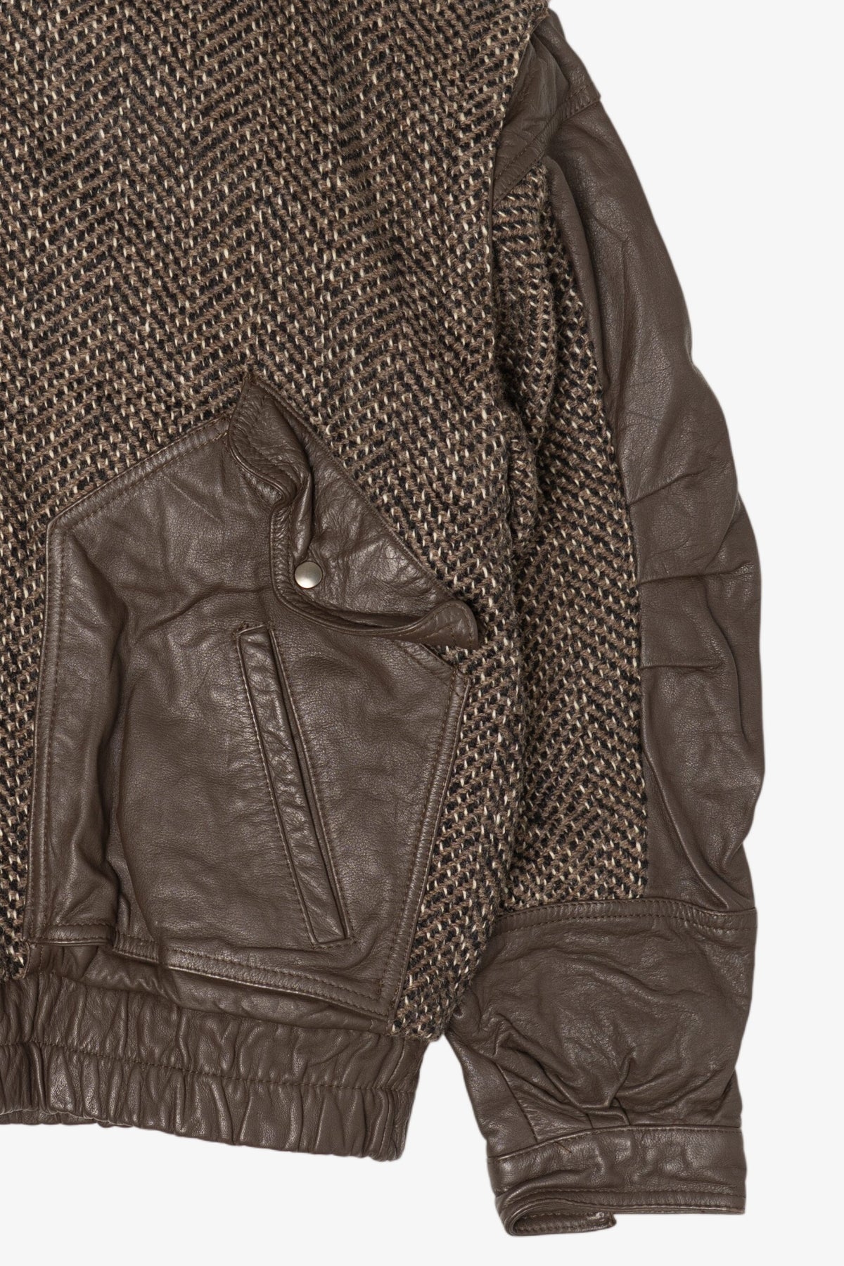 Vintage U2 Wear Me Out Leather Bomber Jacket (1990s)