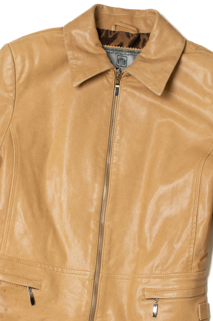 Vintage Peruzzi Italy Leather Jacket
