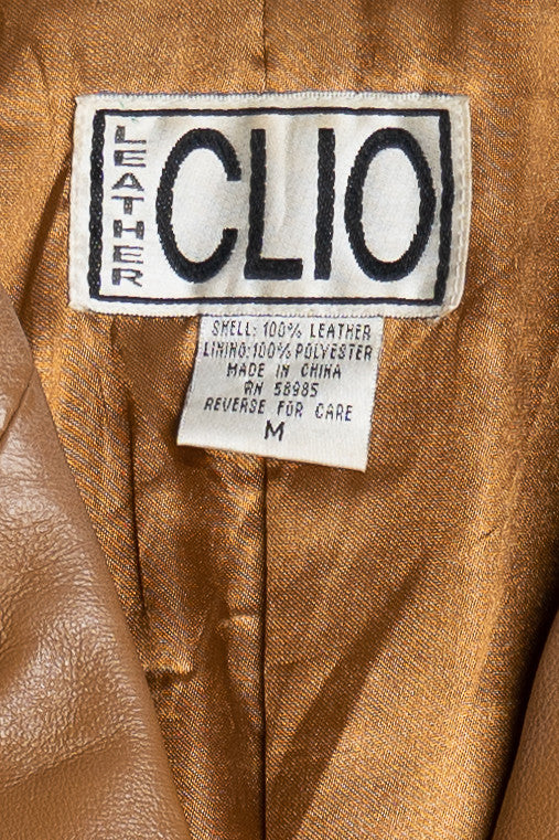 Vintage Clio Leather Jacket