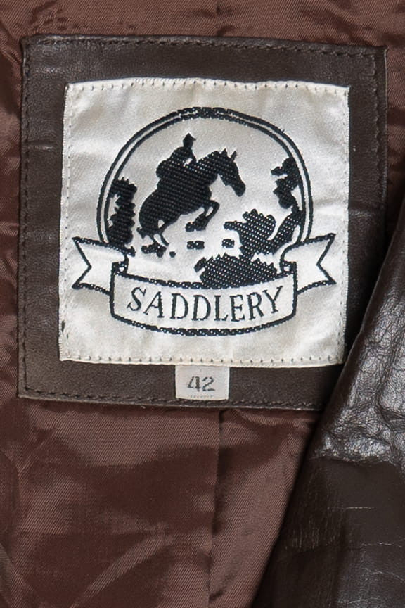 Vintage Saddlery Long Blazer Leather Jacket