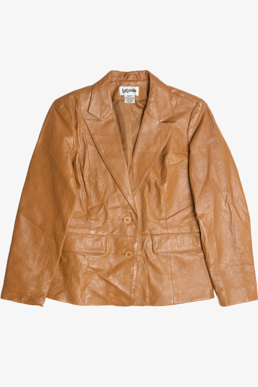 Vintage Bagatelle Leather Blazer Jacket