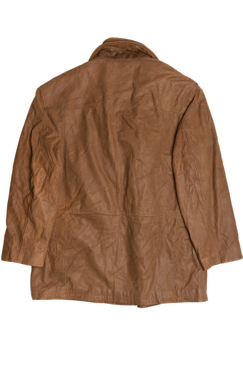 Vintage Turnbury Heavyweight Leather Winter Jacket
