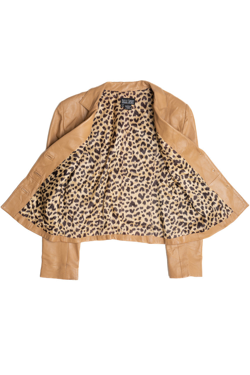 Vintage Belle Sport Blazer Leather Jacket