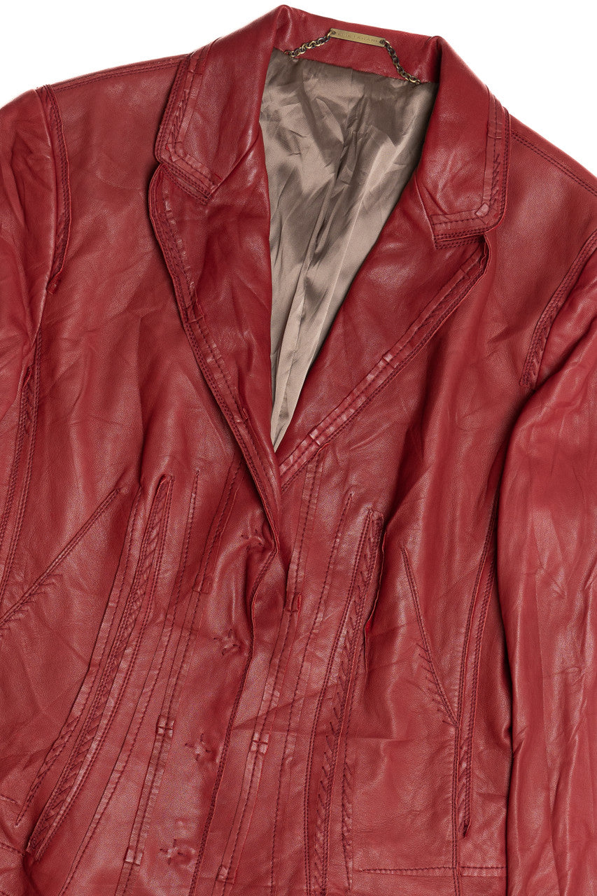 Elie Tahari Blazer Leather Jacket