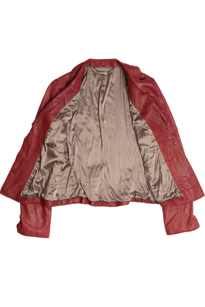 Elie Tahari Blazer Leather Jacket