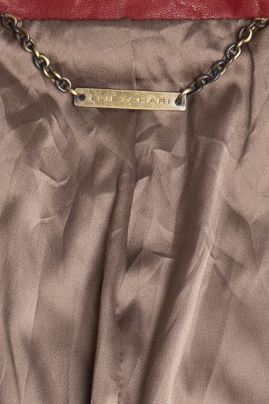 Elie Tahari Blazer Leather Jacket