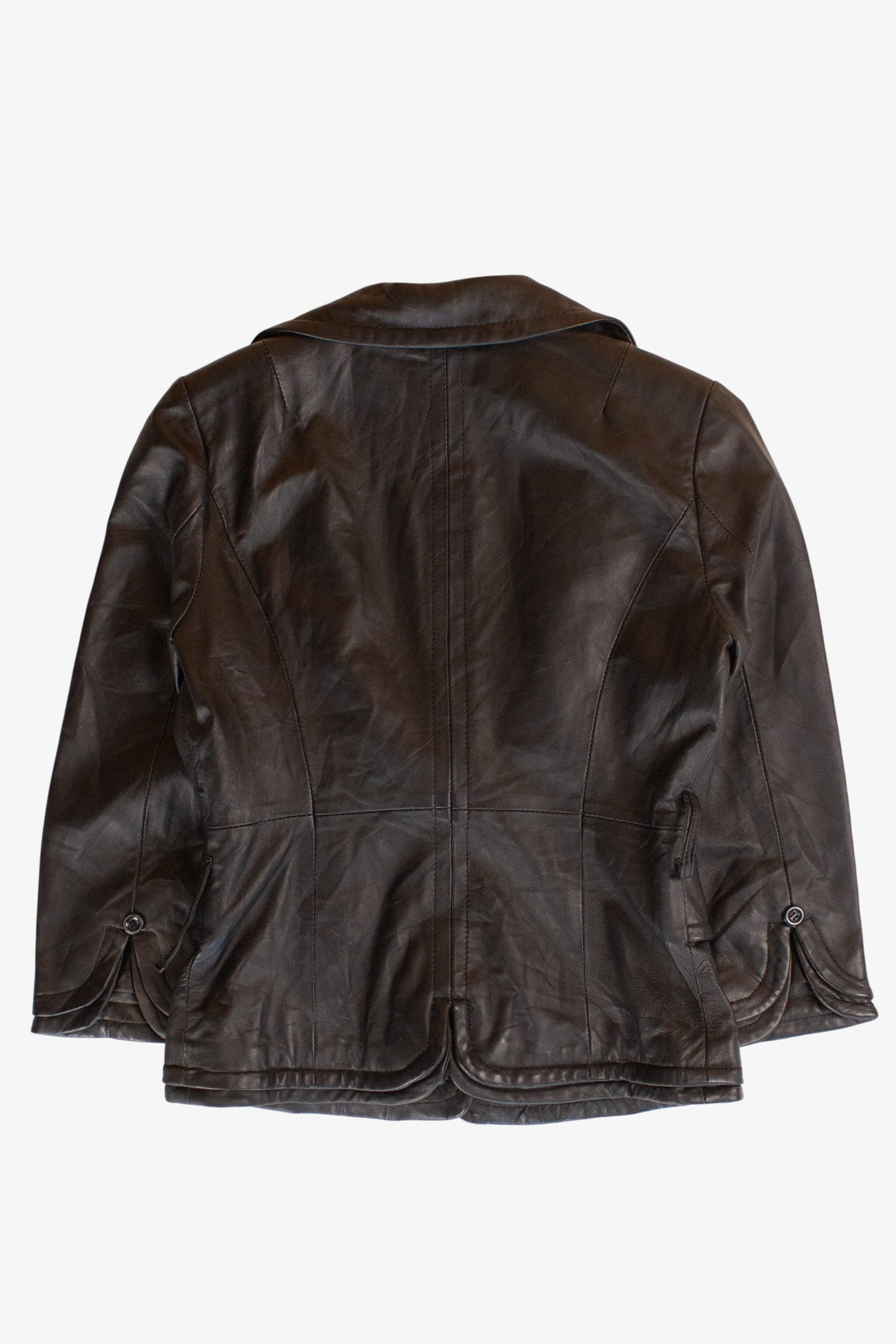 Black Leather Blazer Jacket (2000s)
