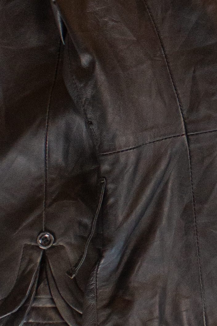 Black Leather Blazer Jacket (2000s)