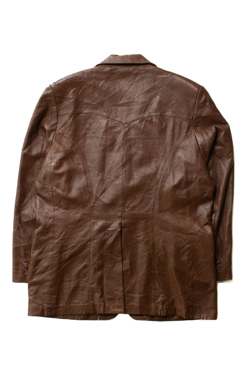 Vintage Scully Brown Leather Jacket (1980s)