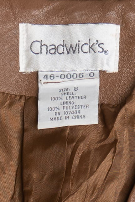 Vintage Chadwick's Leather Jacket
