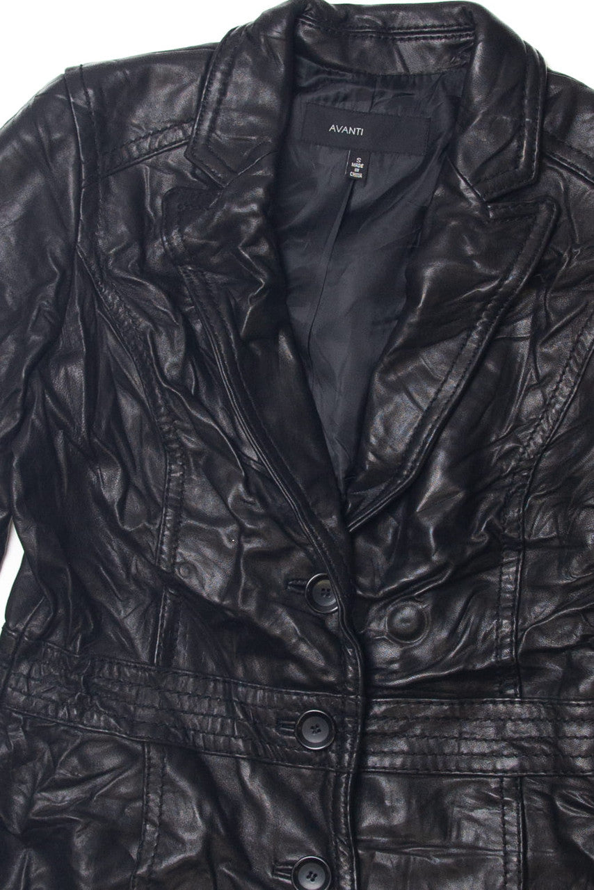 Vintage Avanti Leather Blazer