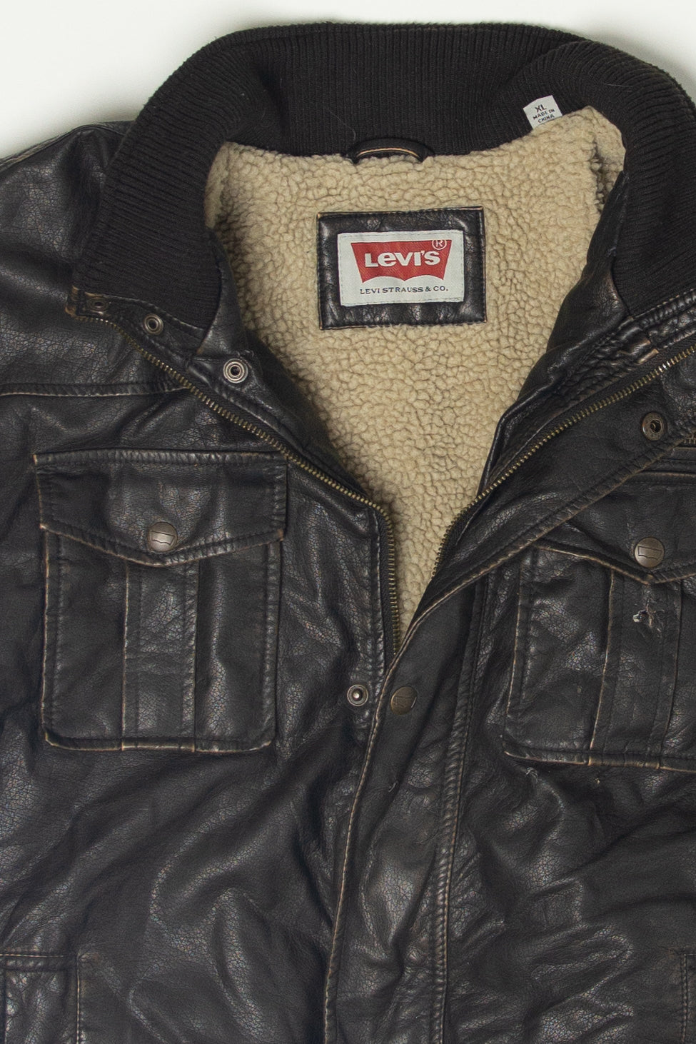 Vintage Levi's Leather Jacket (2000s)