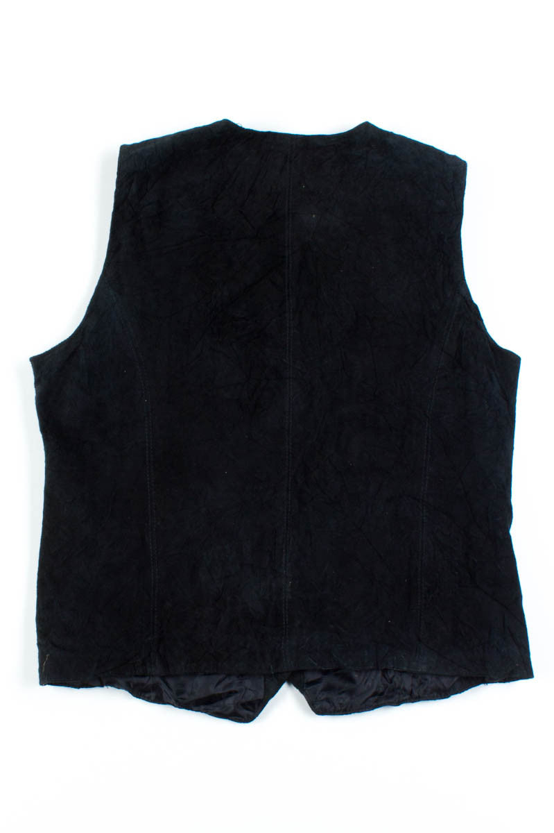 Black Suede Vest