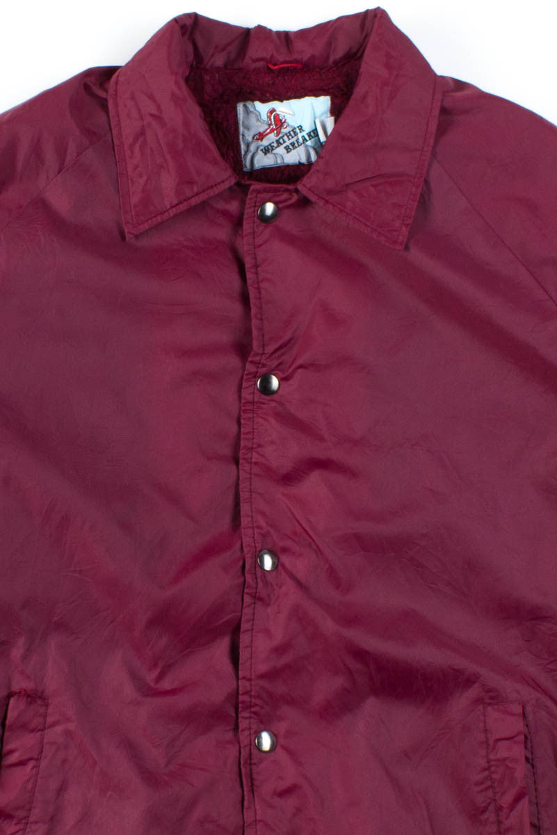 Burgundy Coach Jacket 1