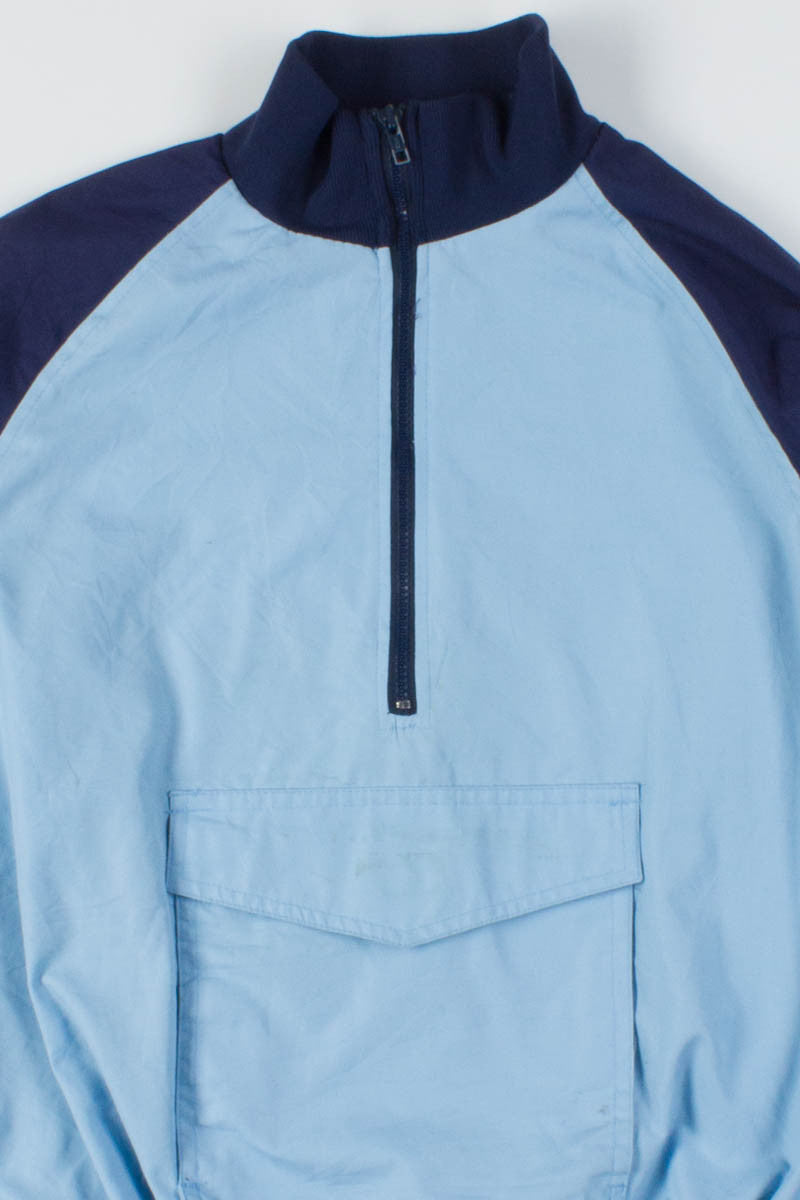Navy & Sky Blue Pullover Jacket