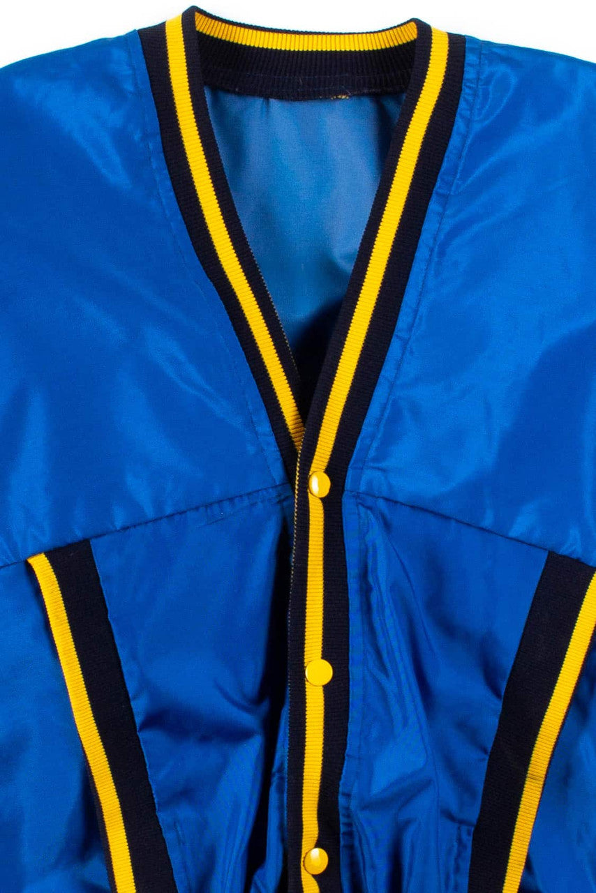 Blue Poncho Style Jacket