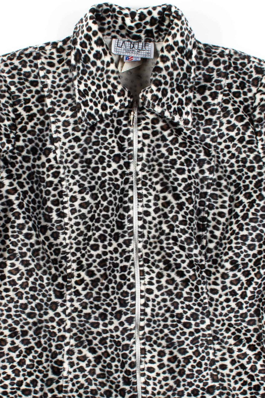 Soft Leopard Print Jacket