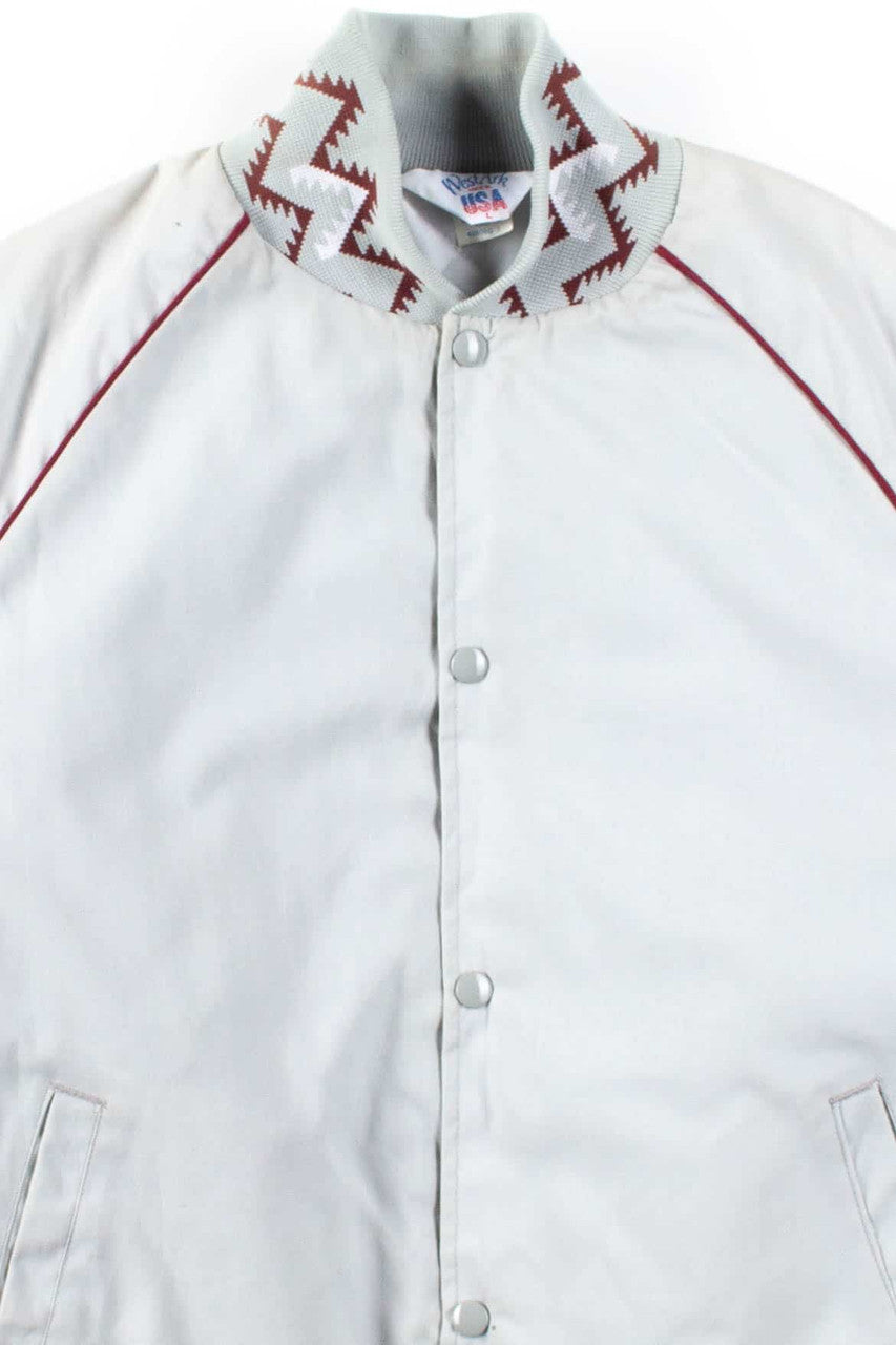 Grey Triangle Pattern Jacket