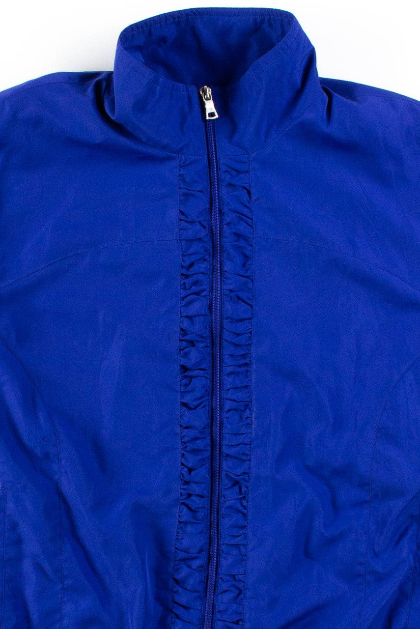 Purple Ruched Light Jacket