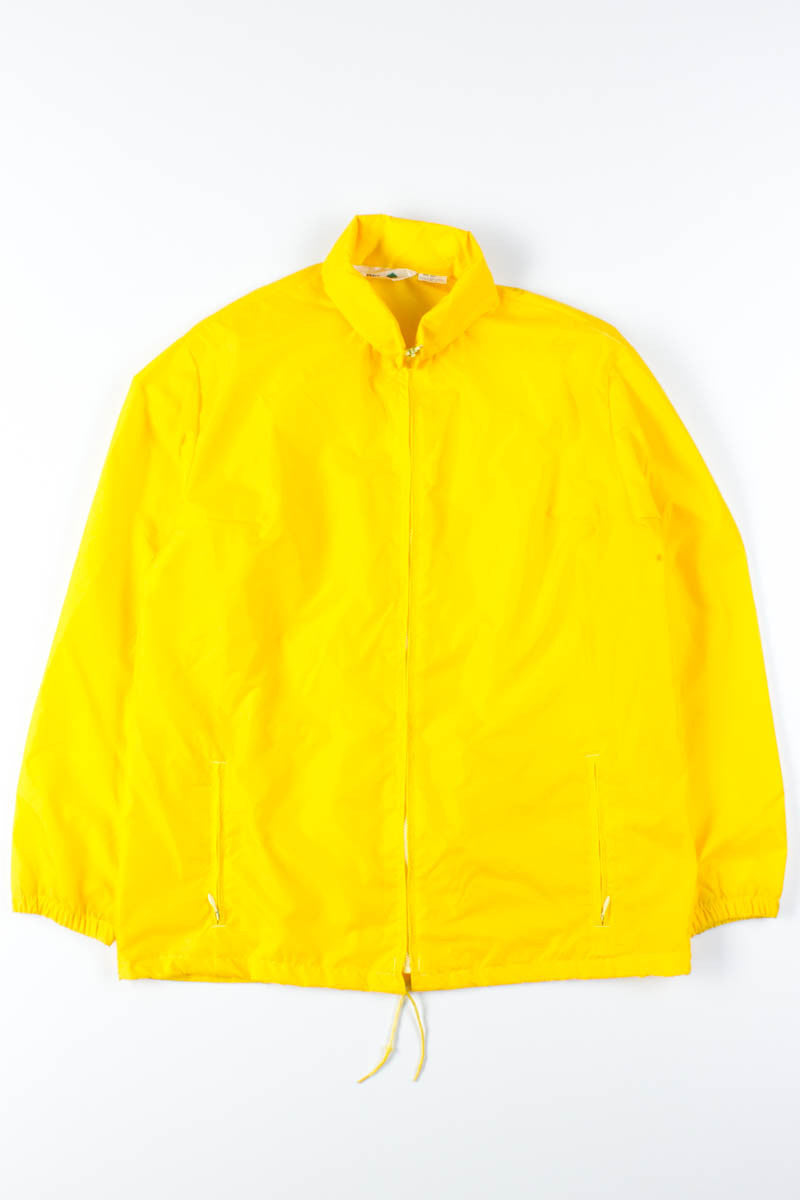 Bright Yellow Windbreaker
