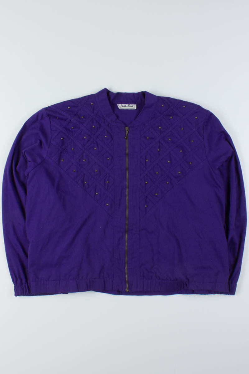 Purple Studded Spring Jacket