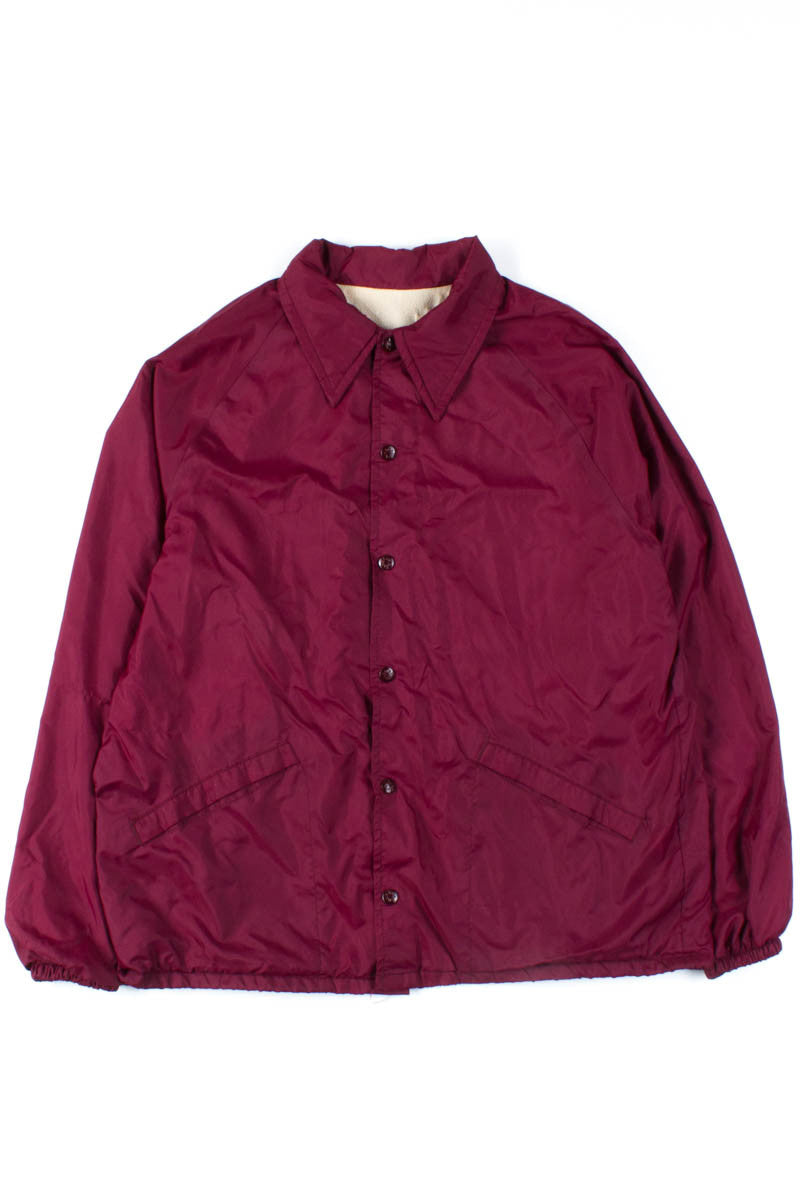 Vintage Burgundy Coach Jacket