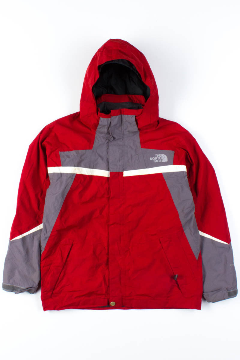 Red North Face Parka
