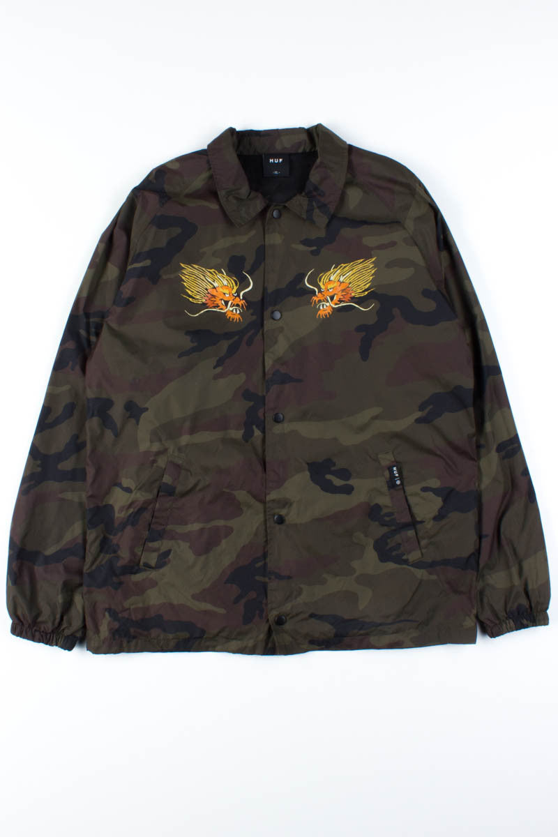 Camo Dragon Coach Jacket