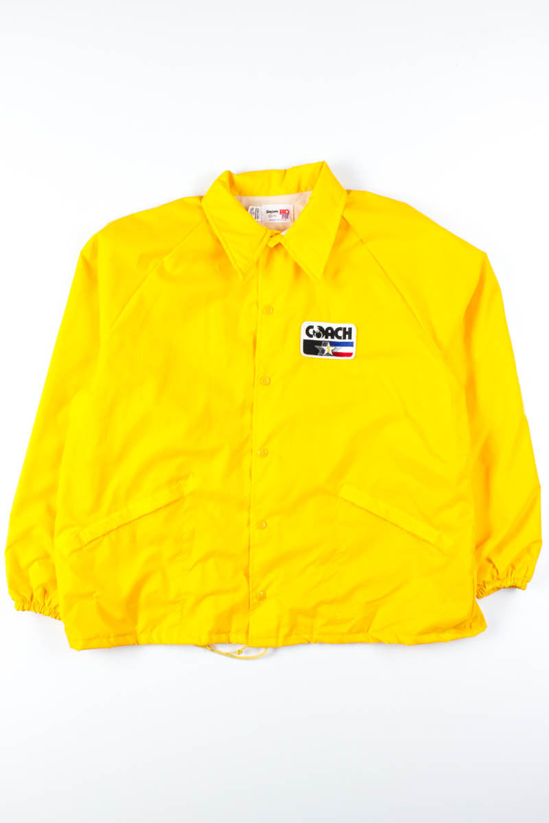 Yellow "Coach" Coach Jacket