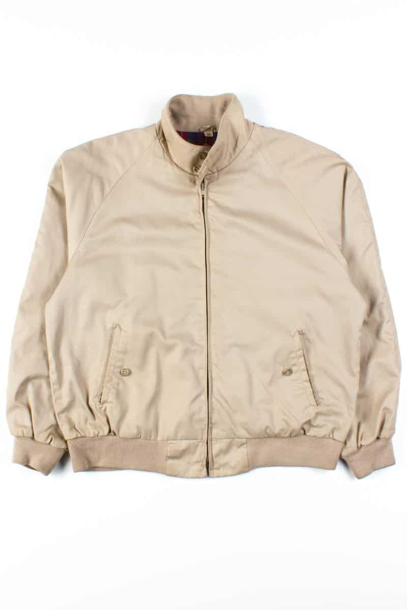 Tan & Plaid Harrington Jacket