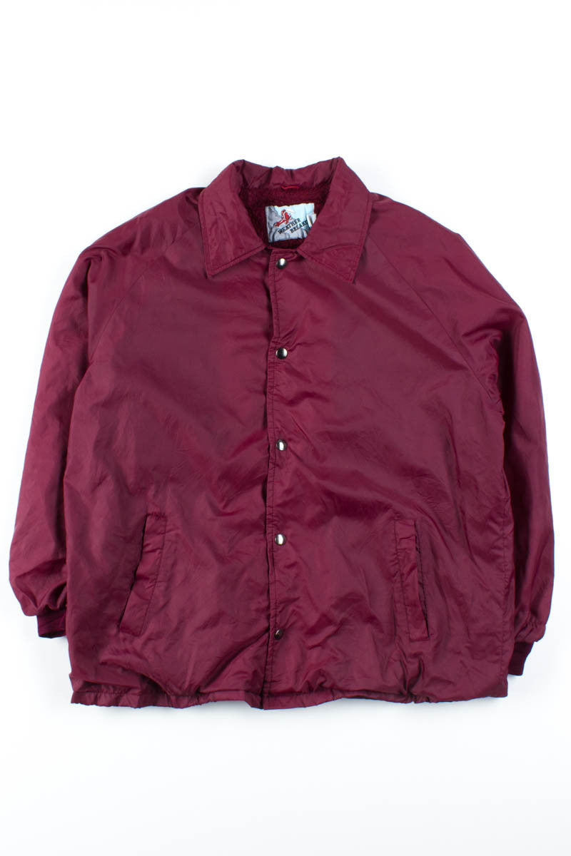 Burgundy Coach Jacket 1