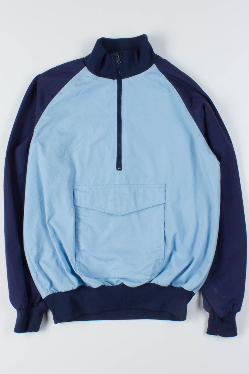 Navy & Sky Blue Pullover Jacket