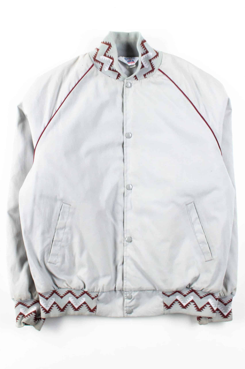 Grey Triangle Pattern Jacket