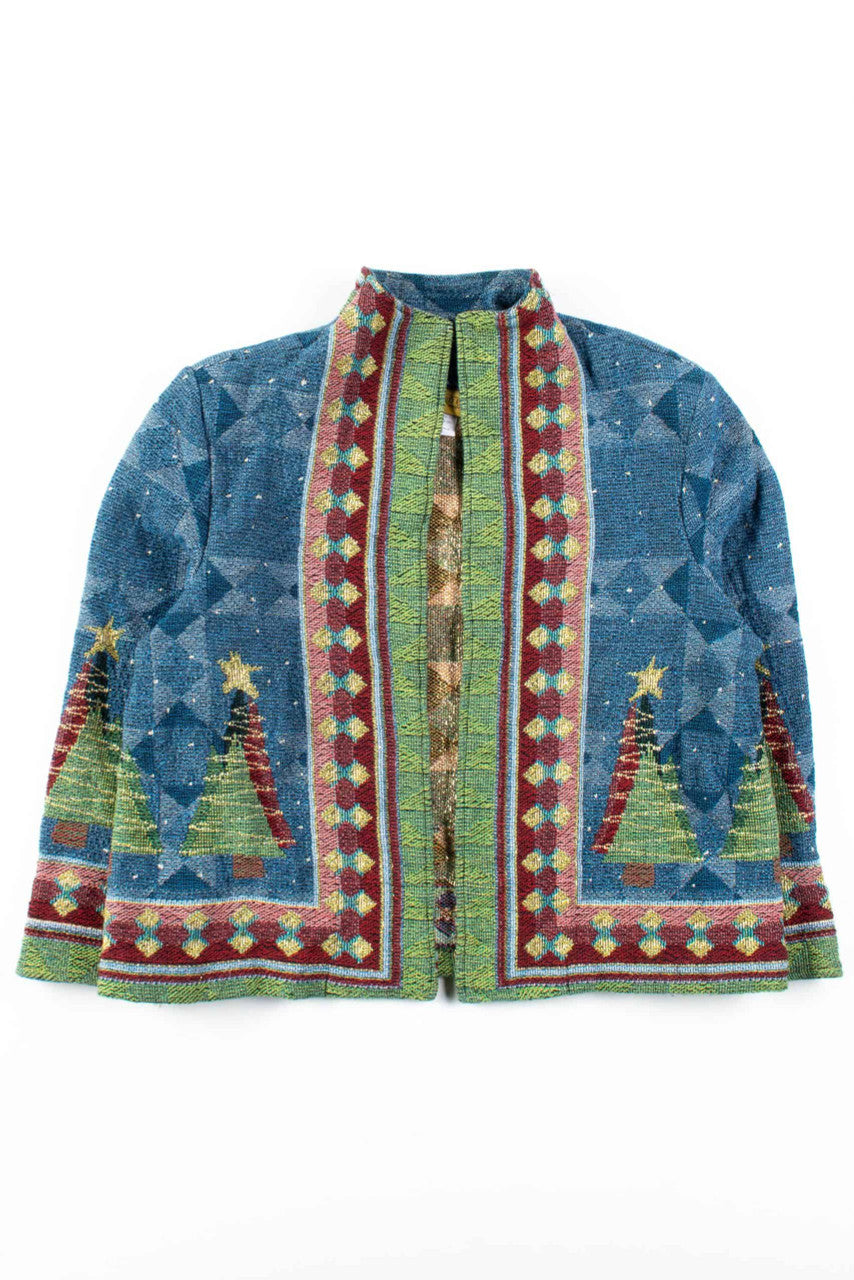 Metallic Christmas Trees Jacket