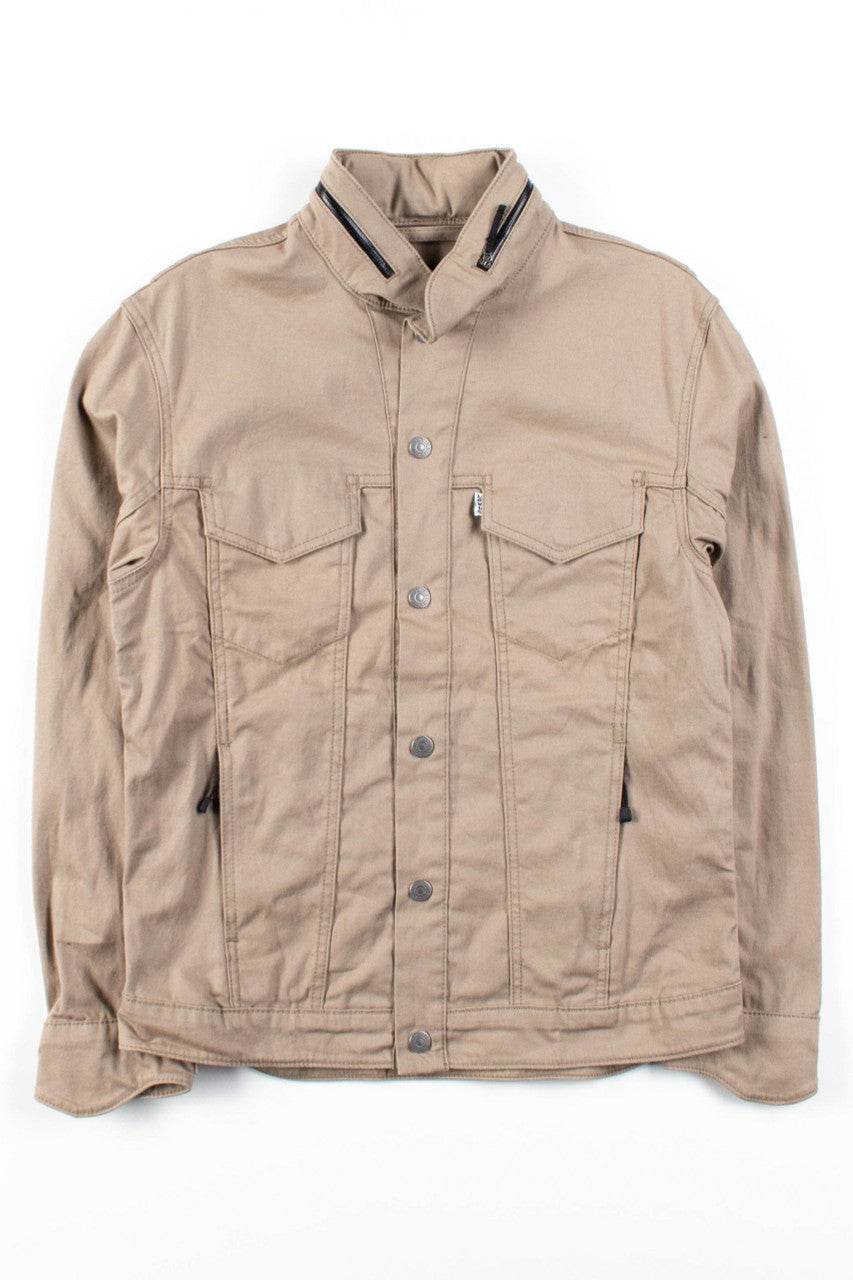 Tan Levi's Military Rain Jacket