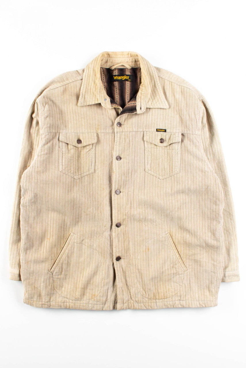 Beige Wrangler Corduroy Jacket