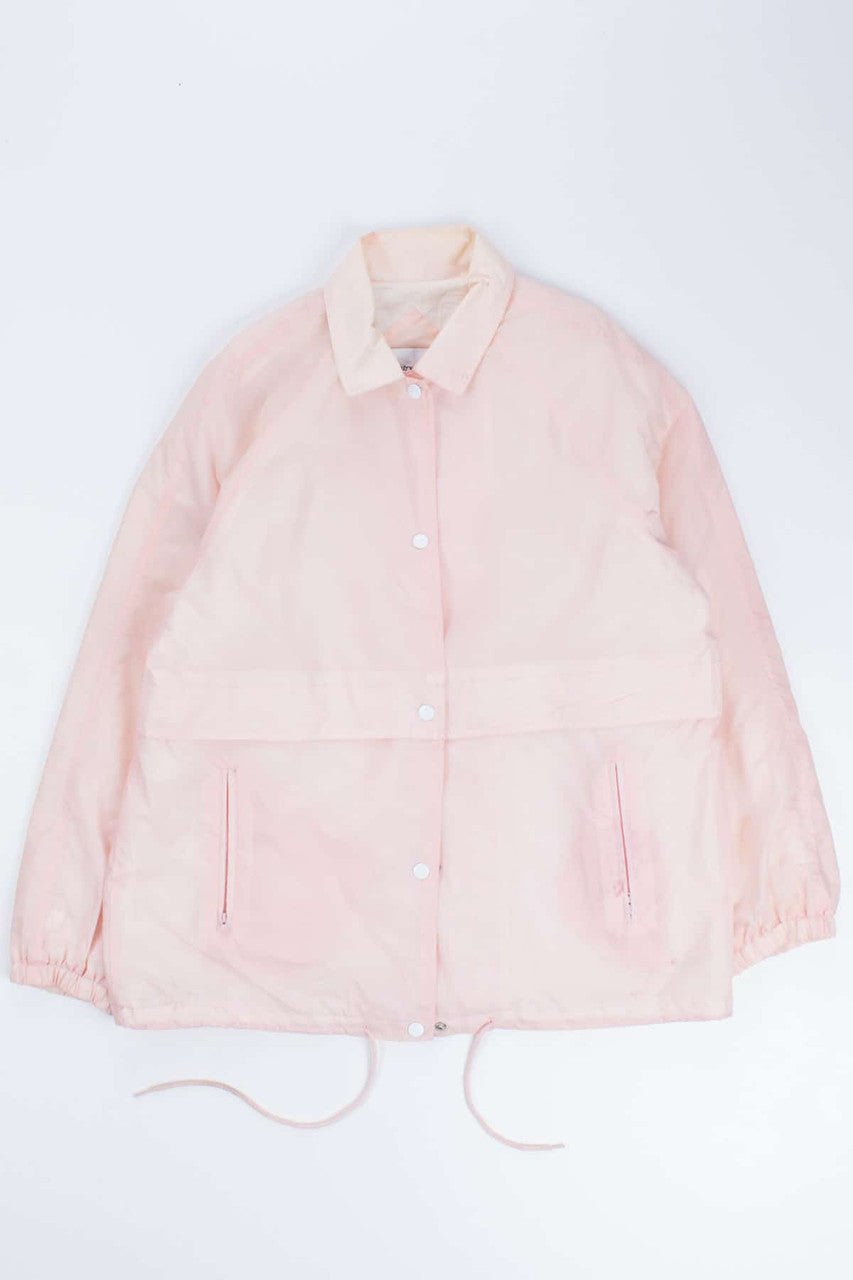 Vintage Light Pink Coaches Jacket