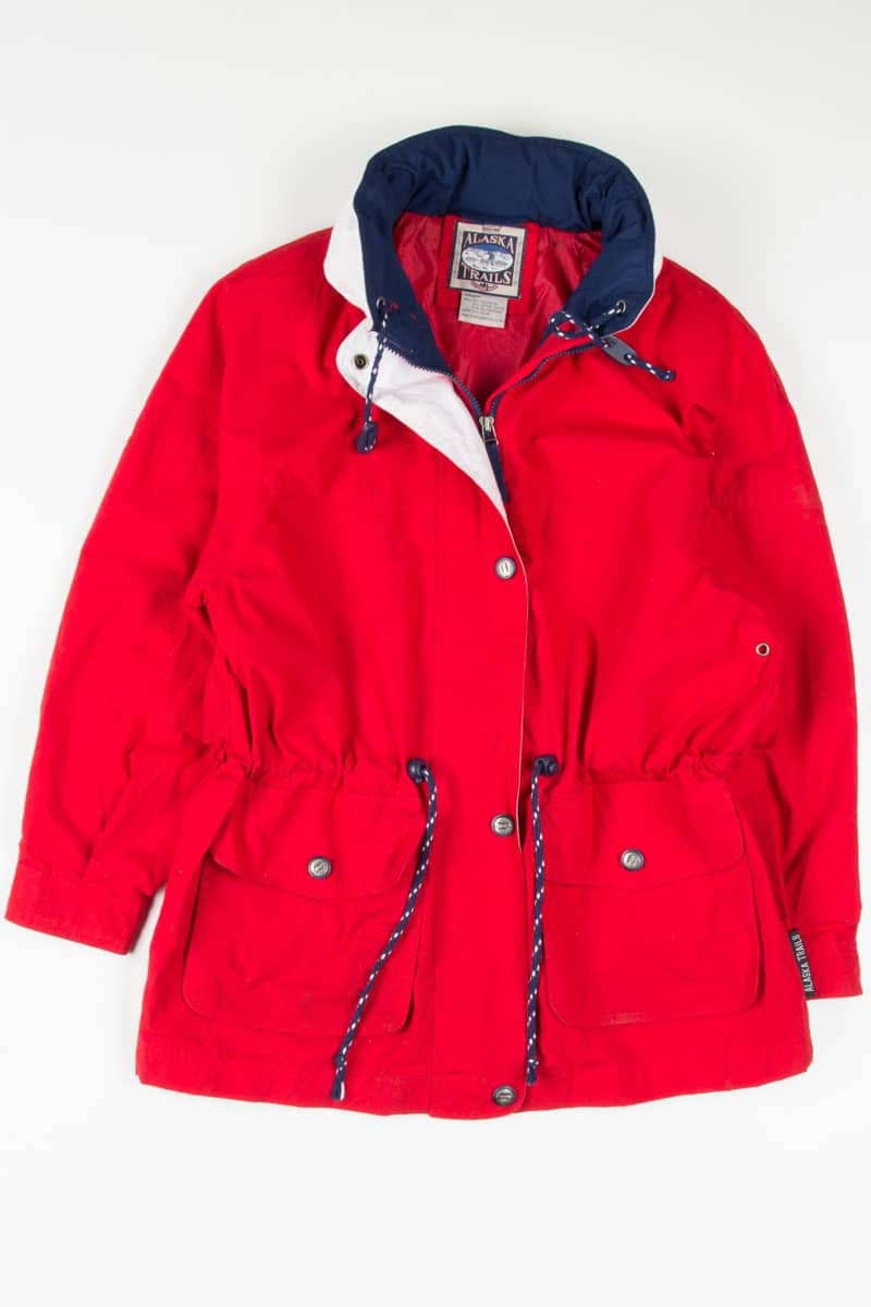Red Alaska Trails Anorak Jacket
