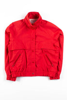 Red Button Up Light Jacket