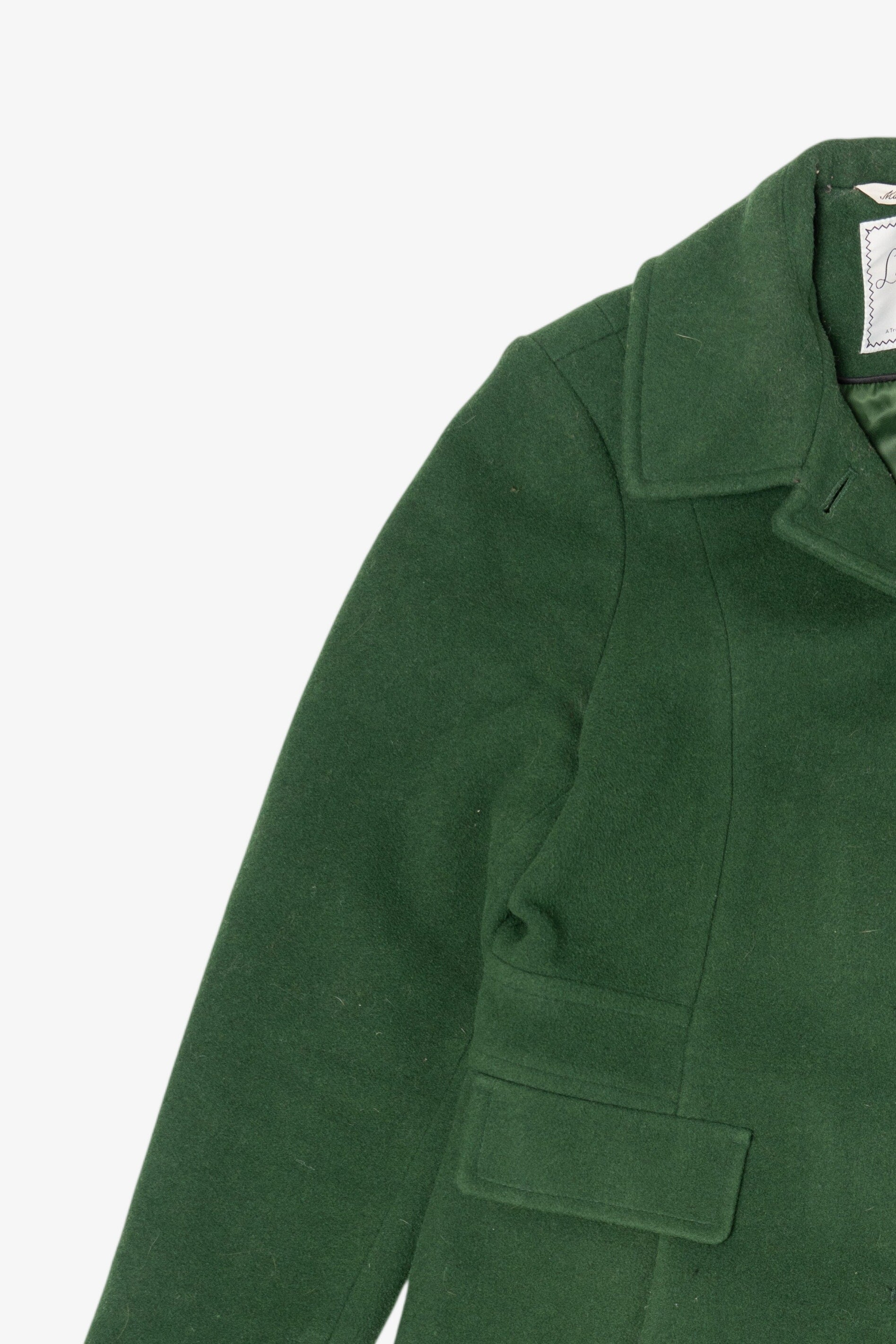 Vintage Green Larry Levine Coat (1990s)
