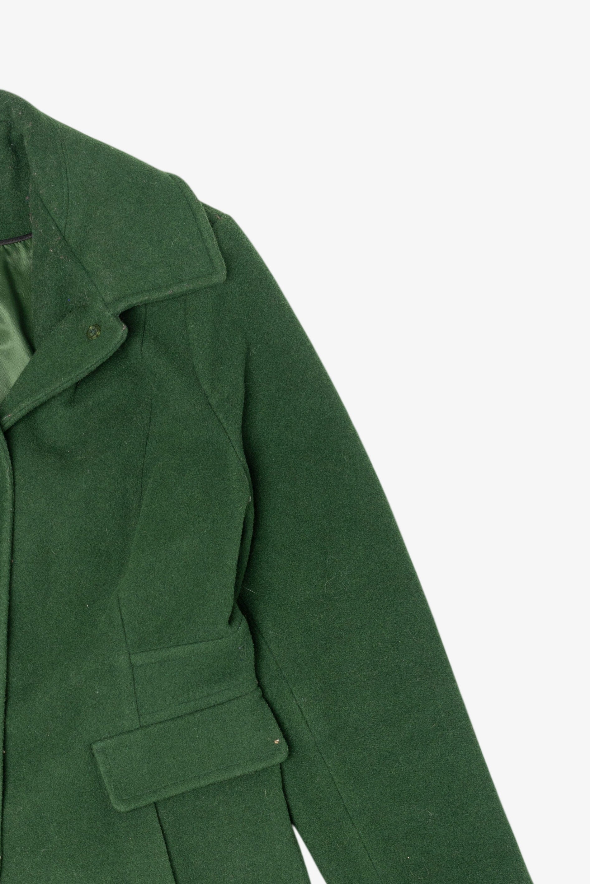 Vintage Green Larry Levine Coat (1990s)