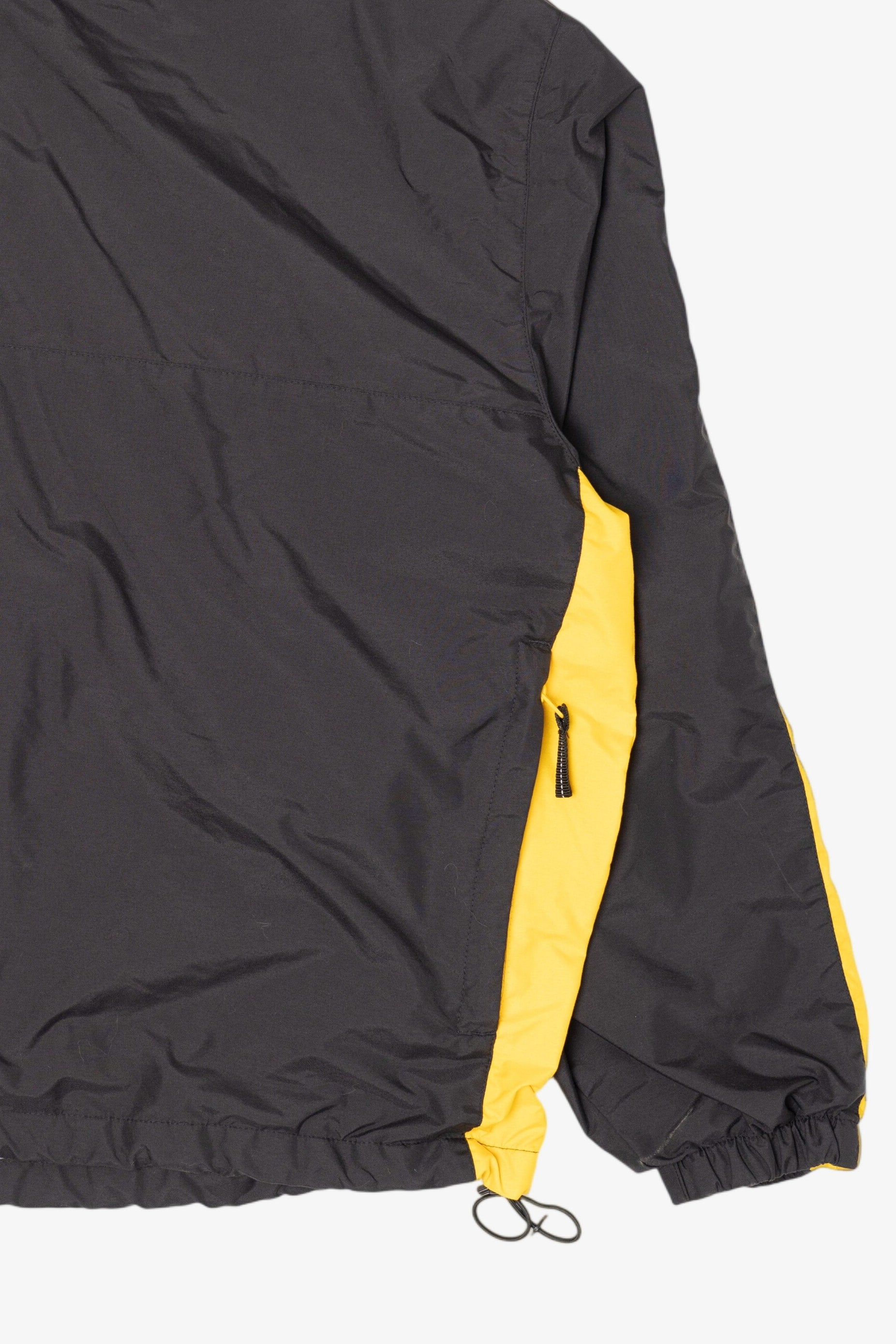 Vintage Dark Gray And Yellow Holloway Hooded Windbreaker (1990s)