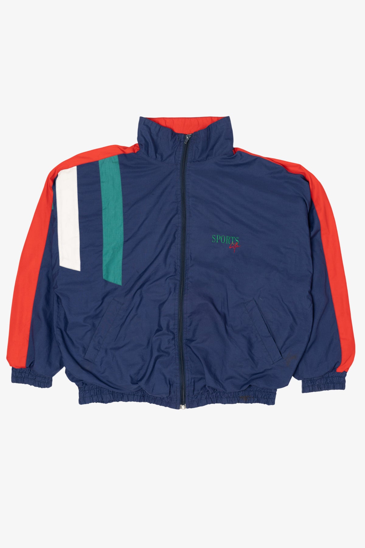 Vintage Color Block Sports Life Lightweight Windbreaker (1990s)