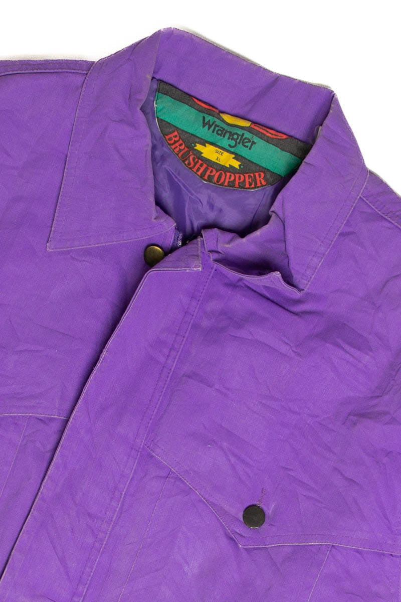 Vintage Purple Wrangler Brushpopper Jacket