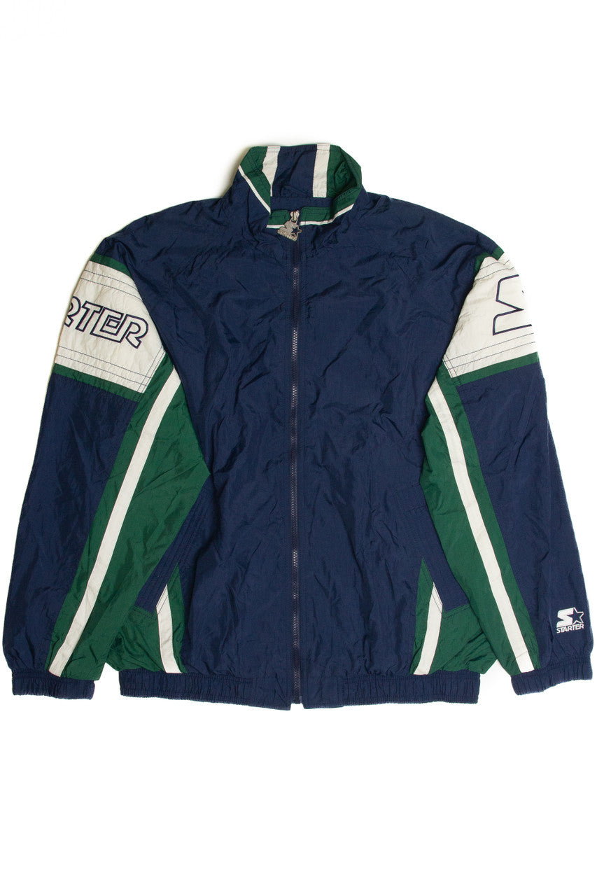 Vintage Navy and Green Starter Jacket