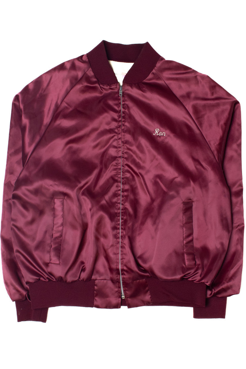 Vintage King Louie Pro Fit Bomber Jacket With Eagle Embroidery