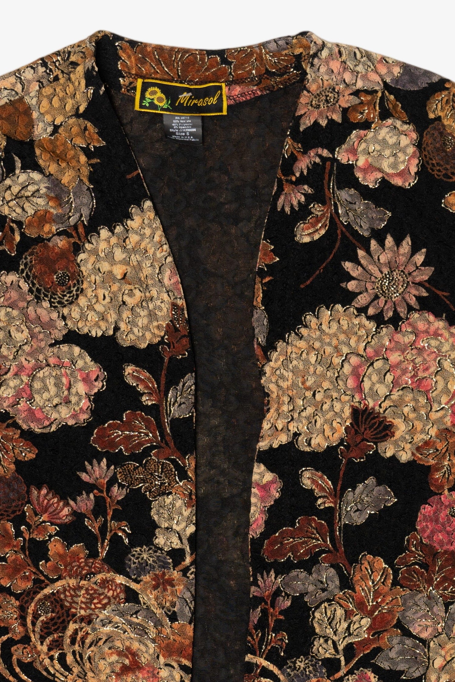 Vintage Mirasol Floral Lightweight Jacket (1990s)