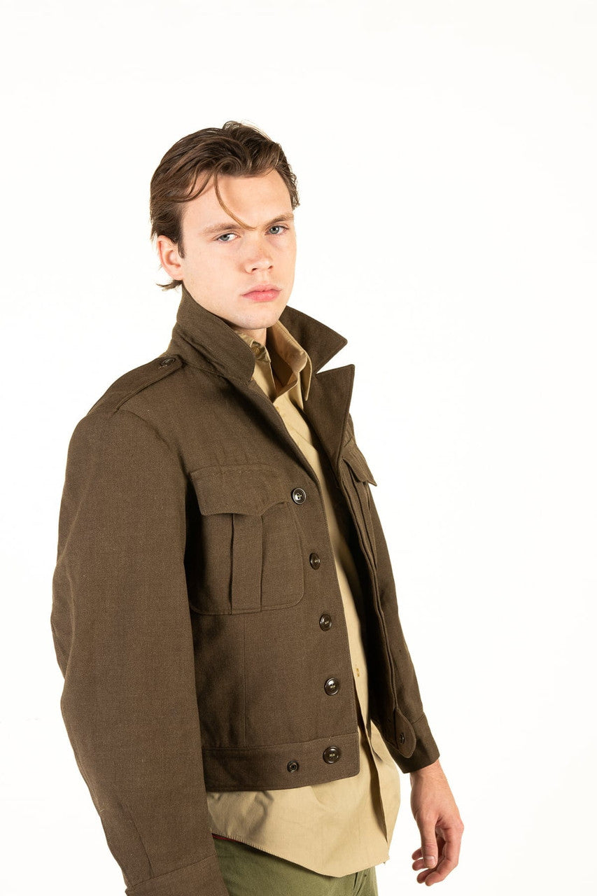 Vintage Brown Military Surplus Jacket (1970s)